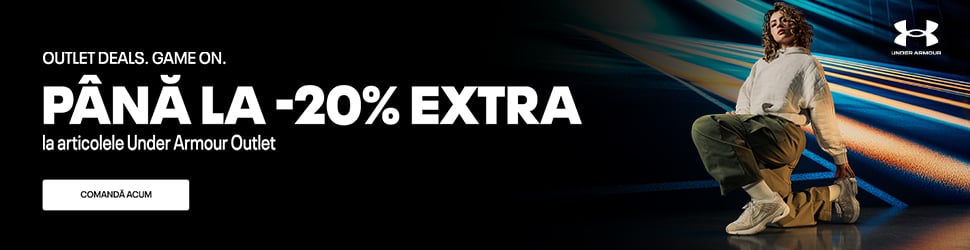 Under Armour - până la 20% extra în Outlet